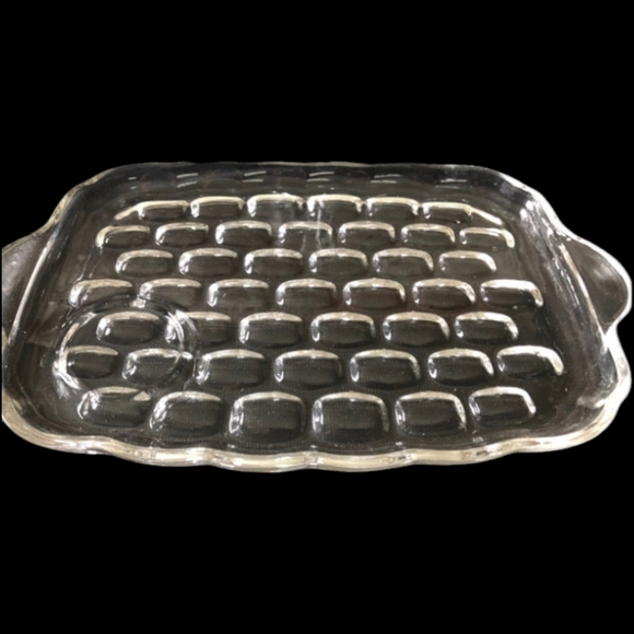 *EUC Federal Glass Yorktown Vintage Snack Set Set of 4 Plates 4 Cups w/ Orig Box - Picture 6 of 12